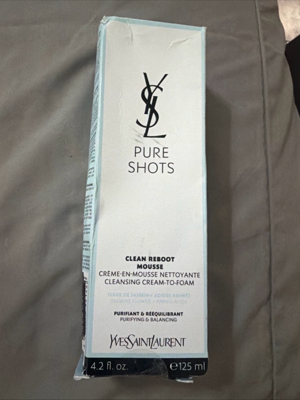 Yves Saint Laurent YSL Pure Shots Clean Reboot Mousse Cleansing to Foam4.2oz